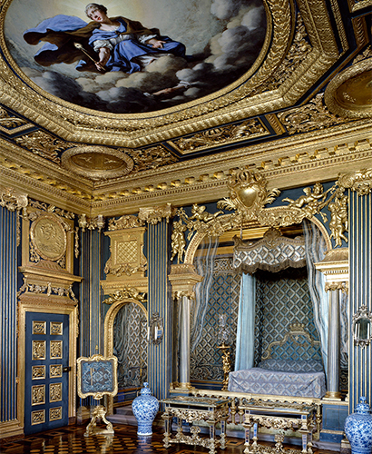 Hedvig Eleonoras paradsängkammare Drottningholms slott barock